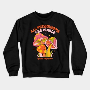 Edible Mushrooms Crewneck Sweatshirt